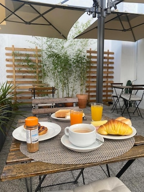 Uitzicht vanuit accommodatie