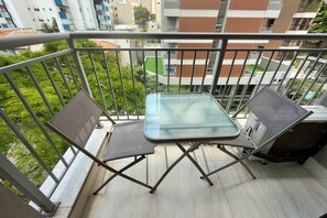 Outdoor dining - Apartment in Perdizes, 4th floor, with A/C, near Allianz Arena. (São Paulo)