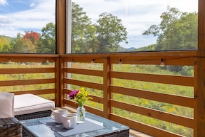 Interior - Blue Mountain Cottage | 3BR, 2BA mountain-view retreat with fireplace. (Fairview)