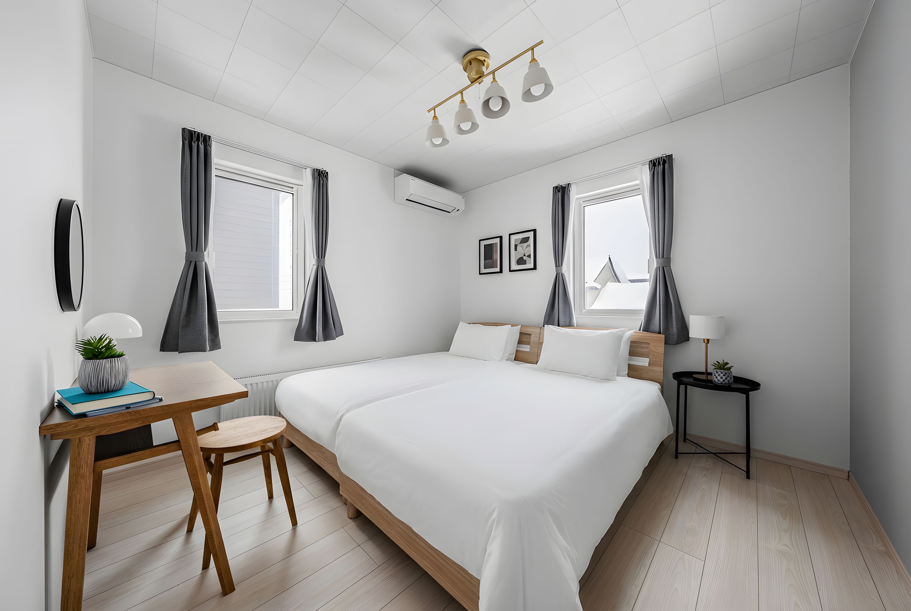 Apartemen | Meja kerja, setrika/meja setrika, dan Wi-Fi gratis