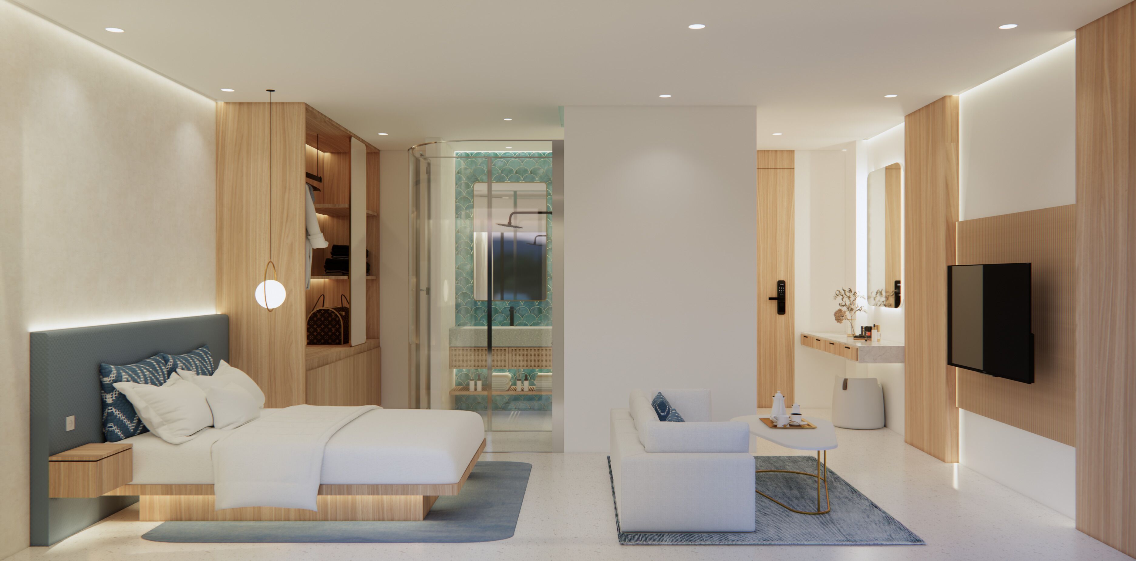 프리미어 더블룸, 발코니, 시내 전망