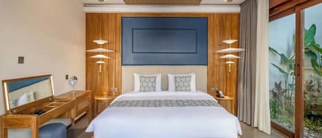 Luxury Villa, 2 Bedrooms, Private Pool | Minibar, in-room safe, desk, blackout drapes