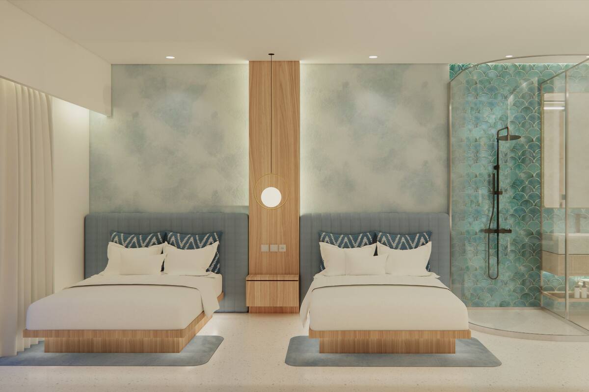 デラックス ツインルーム シティビュー