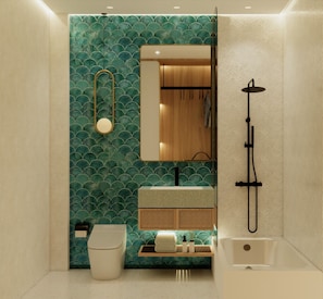 Hiustenkuivaaja, tohvelit, pyyhkeet, saippua