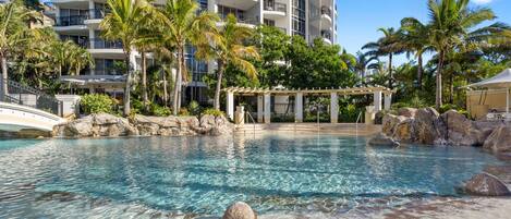 Indoor pool, outdoor pool