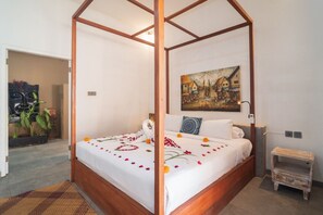 2 bedrooms, desk, WiFi, bed sheets - Jellyfish (3) 2BR for Groups,5 Min to Thomas Beach (Kecamatan Kuta Selatan)