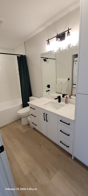 Hair dryer, towels, soap, toilet paper - More than a place to stay (Calgary)