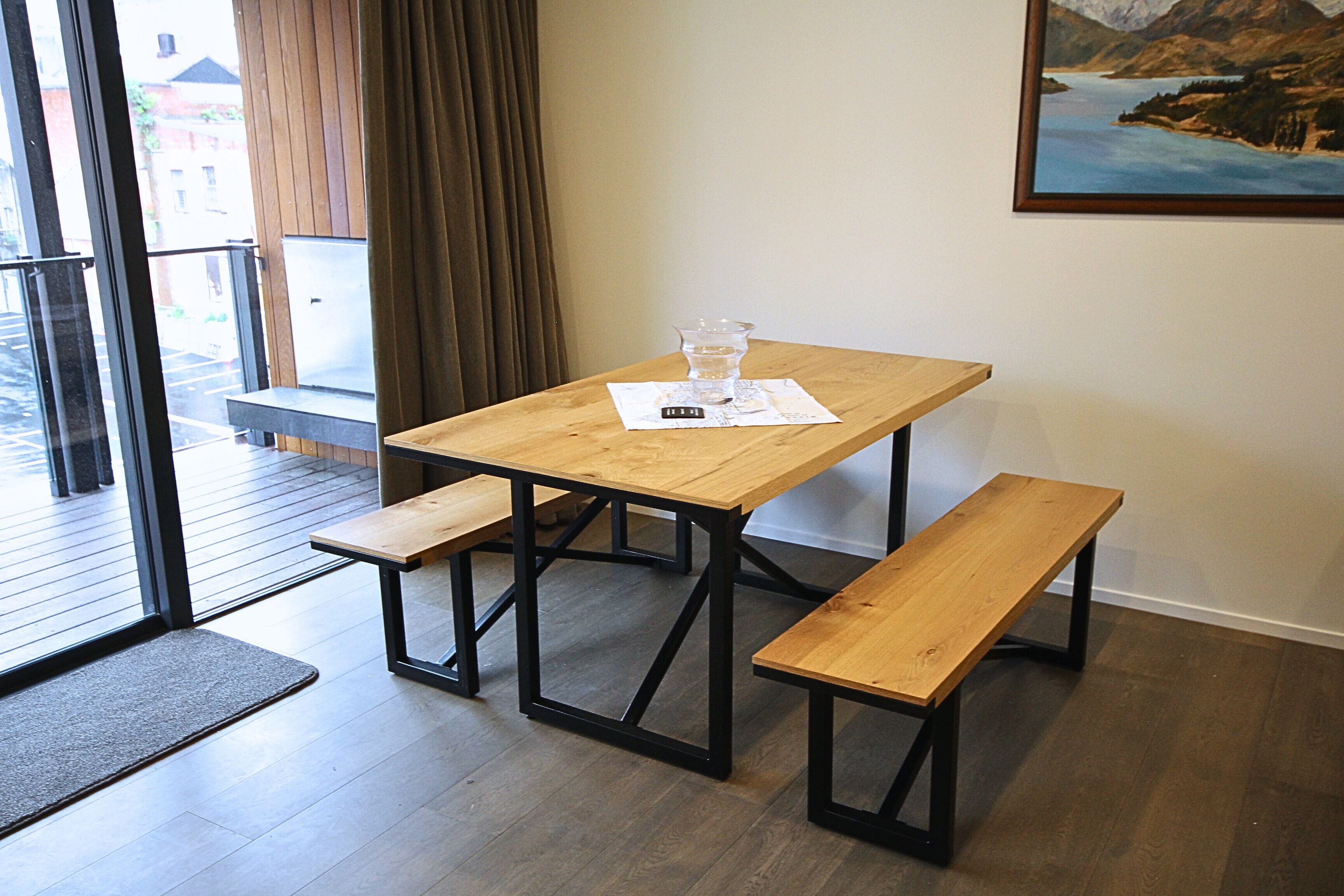 Luxe appartement, uitzicht op stad | Dineren