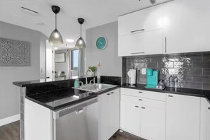 Private kitchen - Trendy & modern condo -Rollercoaster view! (Orlando)