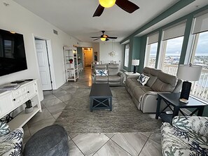 Living area - Seychelles 701 (Panama City Beach)