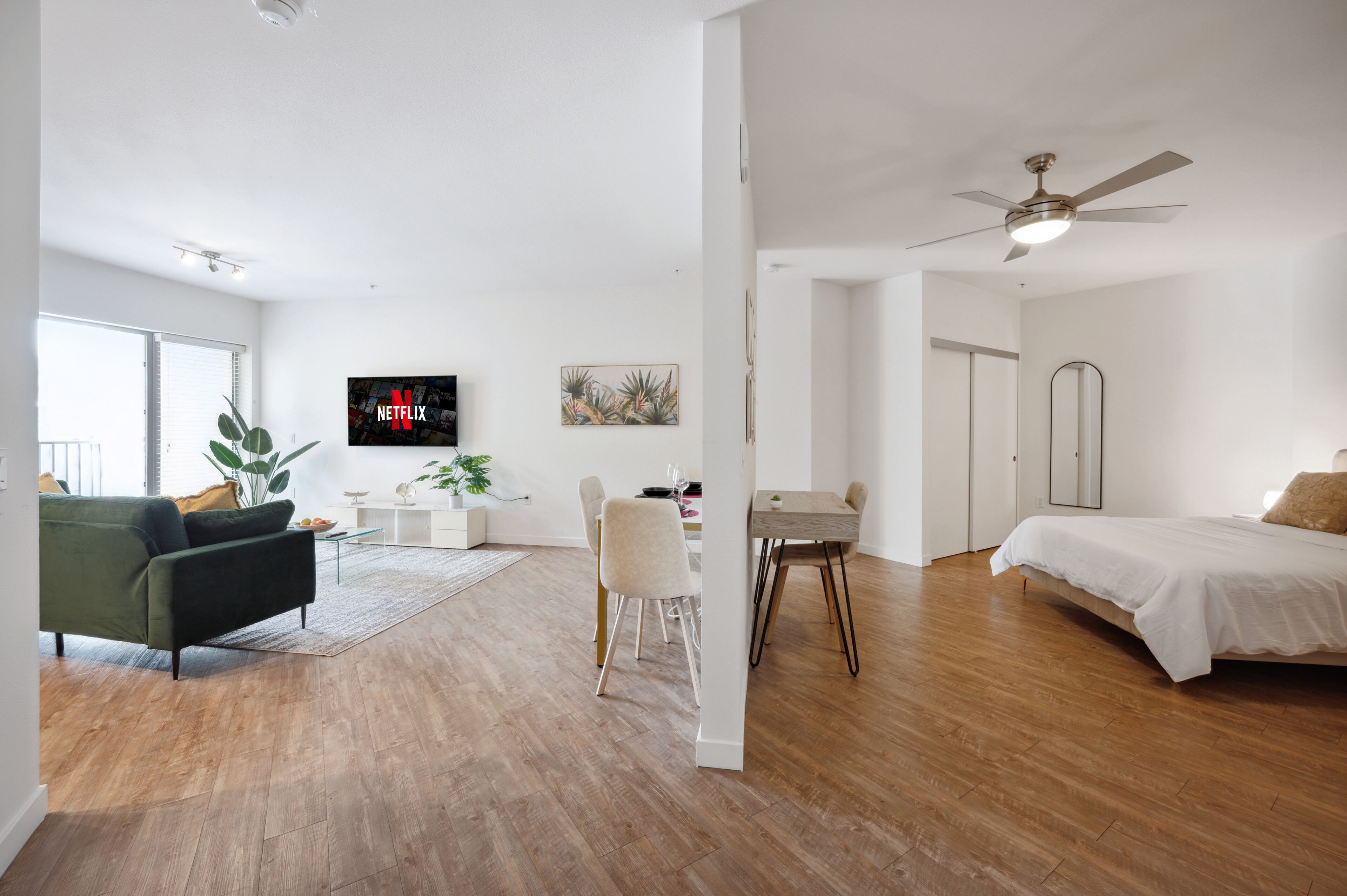 1 室のベッドルーム、アイロン / アイロン台、WiFi、ベッドシーツ