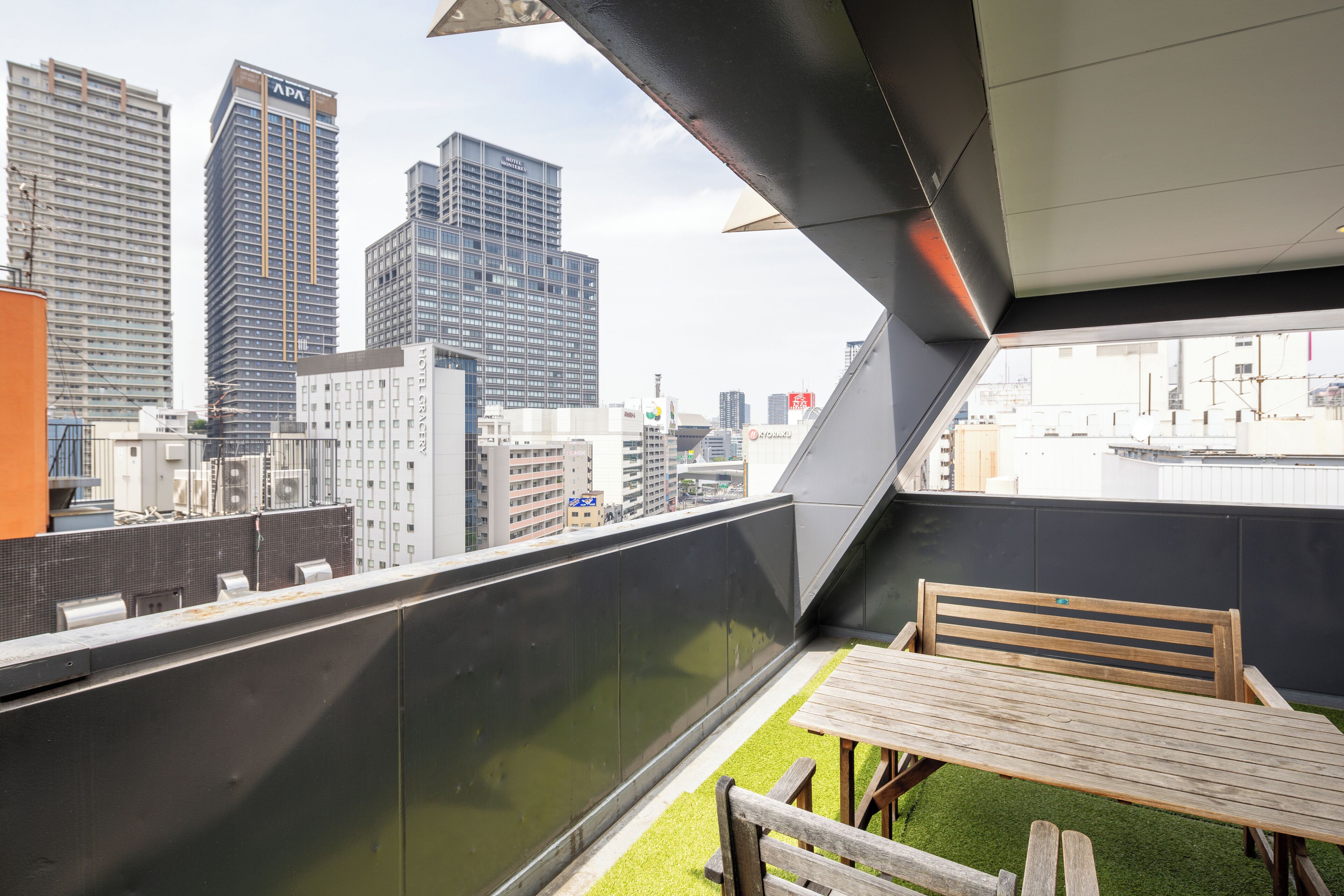 Standard Quadruple Room, Balcony, City View | Terrace/patio