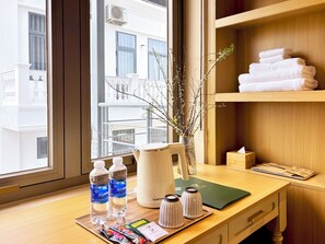 Quarto casal luxo | Área de estar