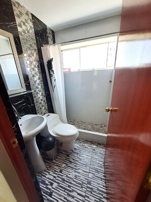 Towels, soap, toilet paper