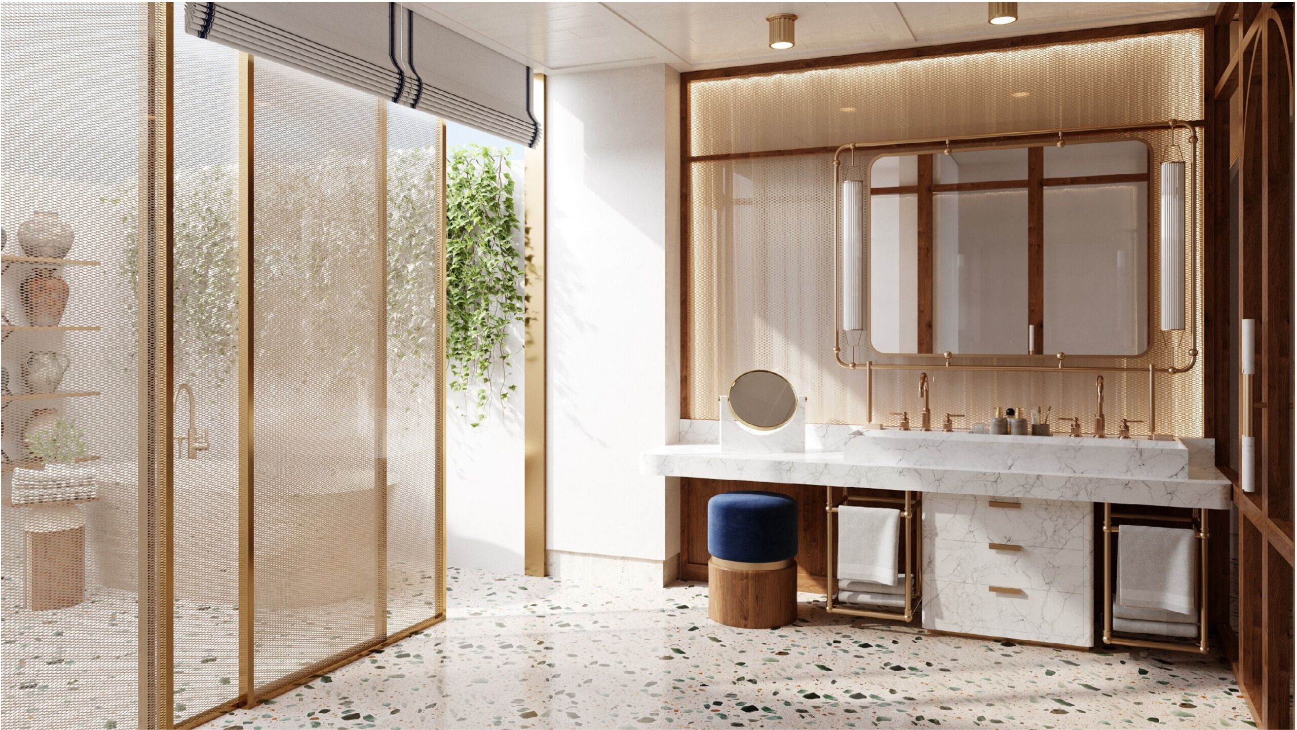 Badewanne und Dusche (separat), Regendusche, Haartrockner, Hausschuhe