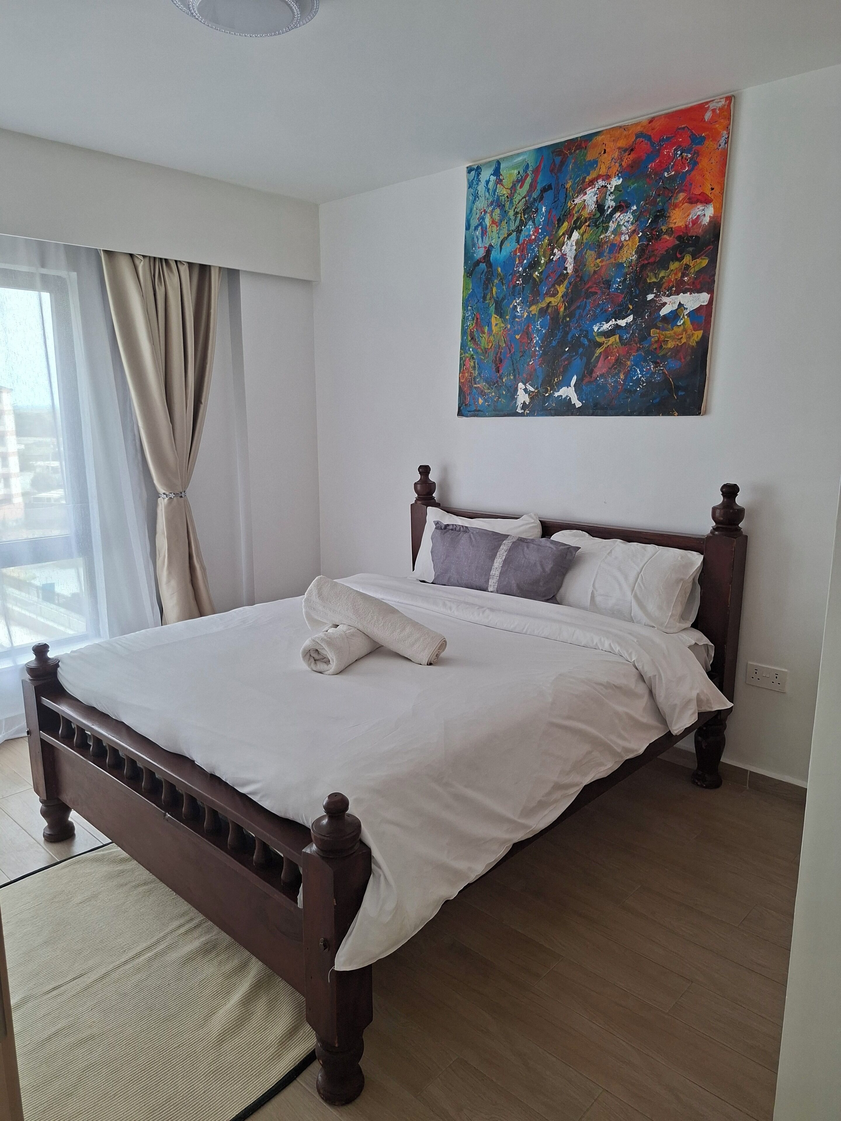 1 habitación, tabla de planchar con plancha, wifi y ropa de cama 