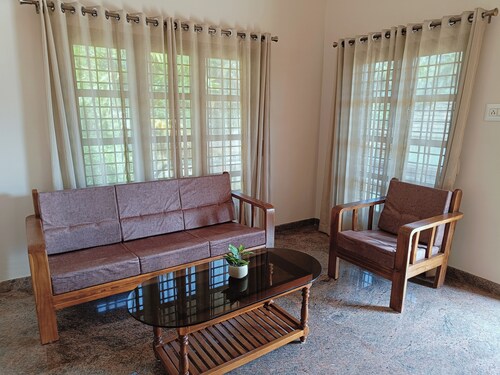 Spacious 2BHK AC house approximately 45 minutes to Kolluru Mookambika temple