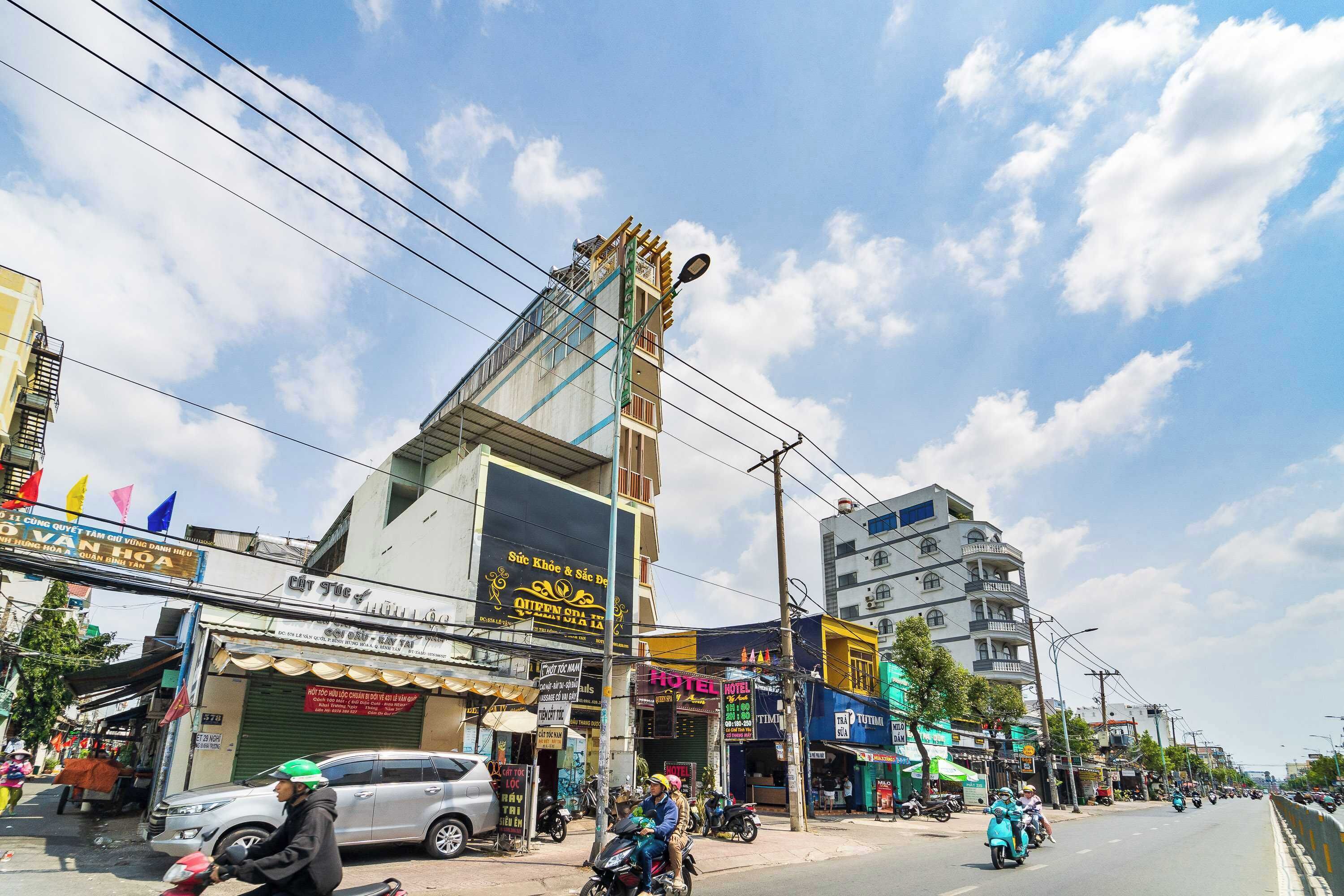 Façade de l’hébergement