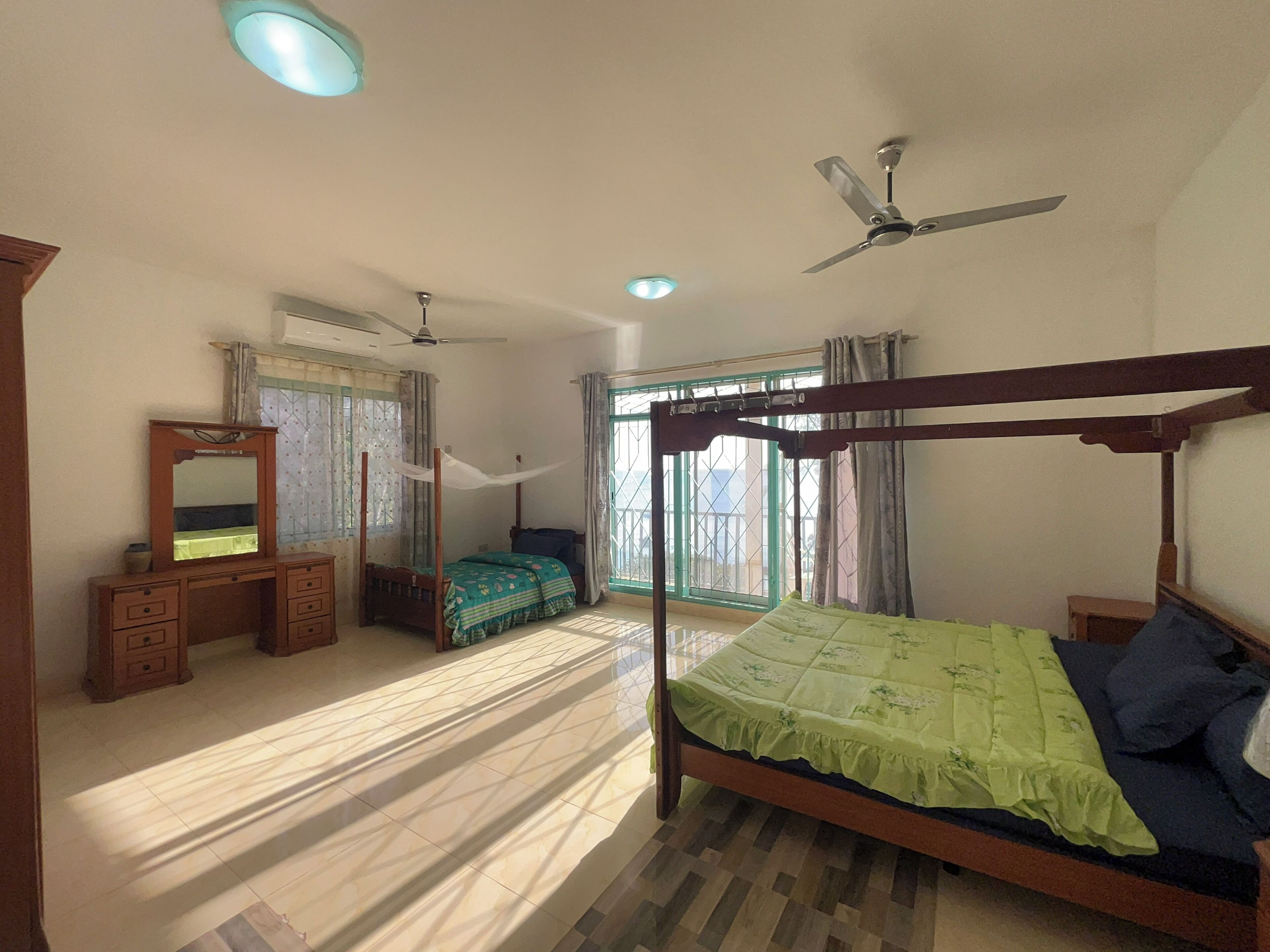 Superior Double or Twin Room, Balcony, Beach View | Desk, laptop workspace, blackout drapes, soundproofing