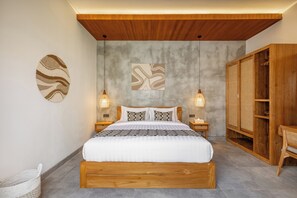 Deluxe Villa, 2 Bedrooms, Bathtub | Iron/ironing board, free WiFi, bed sheets - Private Pool Villa Calmeera By Orivista (Canggu)