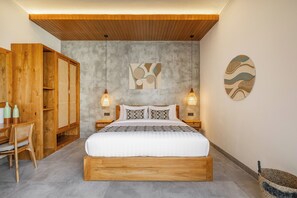 Villa Deluxe, 2 habitaciones, bañera | Tabla de planchar con plancha, wifi gratis, ropa de cama