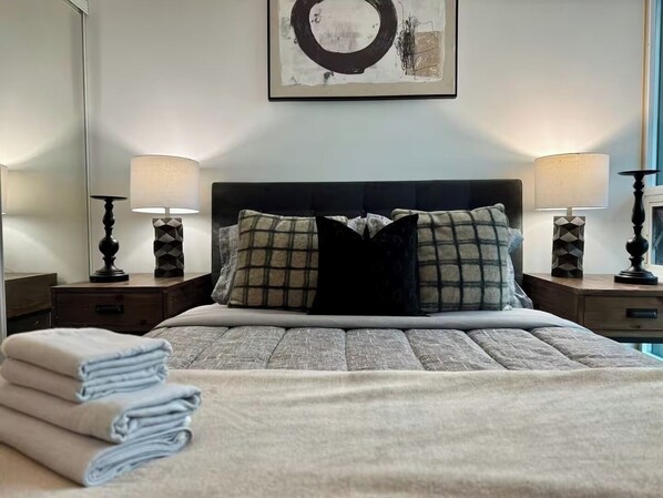 Elite suite, balkon, uitzicht op stad