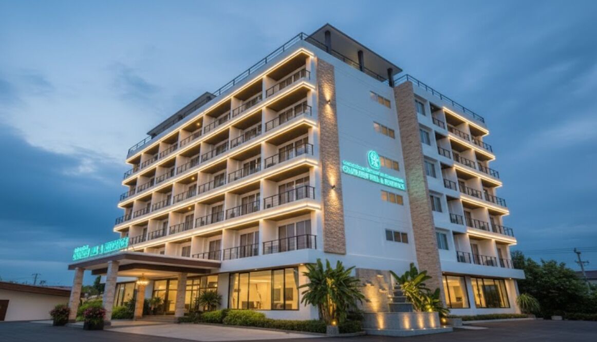 Fassade der Unterkunft