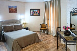 Deluxe Double Room, Private Bathroom, City View | Hypo-allergenic bedding, desk, laptop workspace, free cribs/infant beds