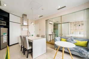 Deluxe Apartment, 1 Bedroom, City View | Living area - The ONE Premier Residence (One)