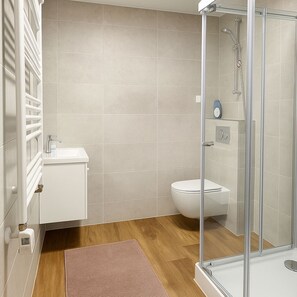 Comfort kamer, niet-roken, gemeenschappelijke badkamer | Badkamer