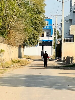 Façade de l’hébergement