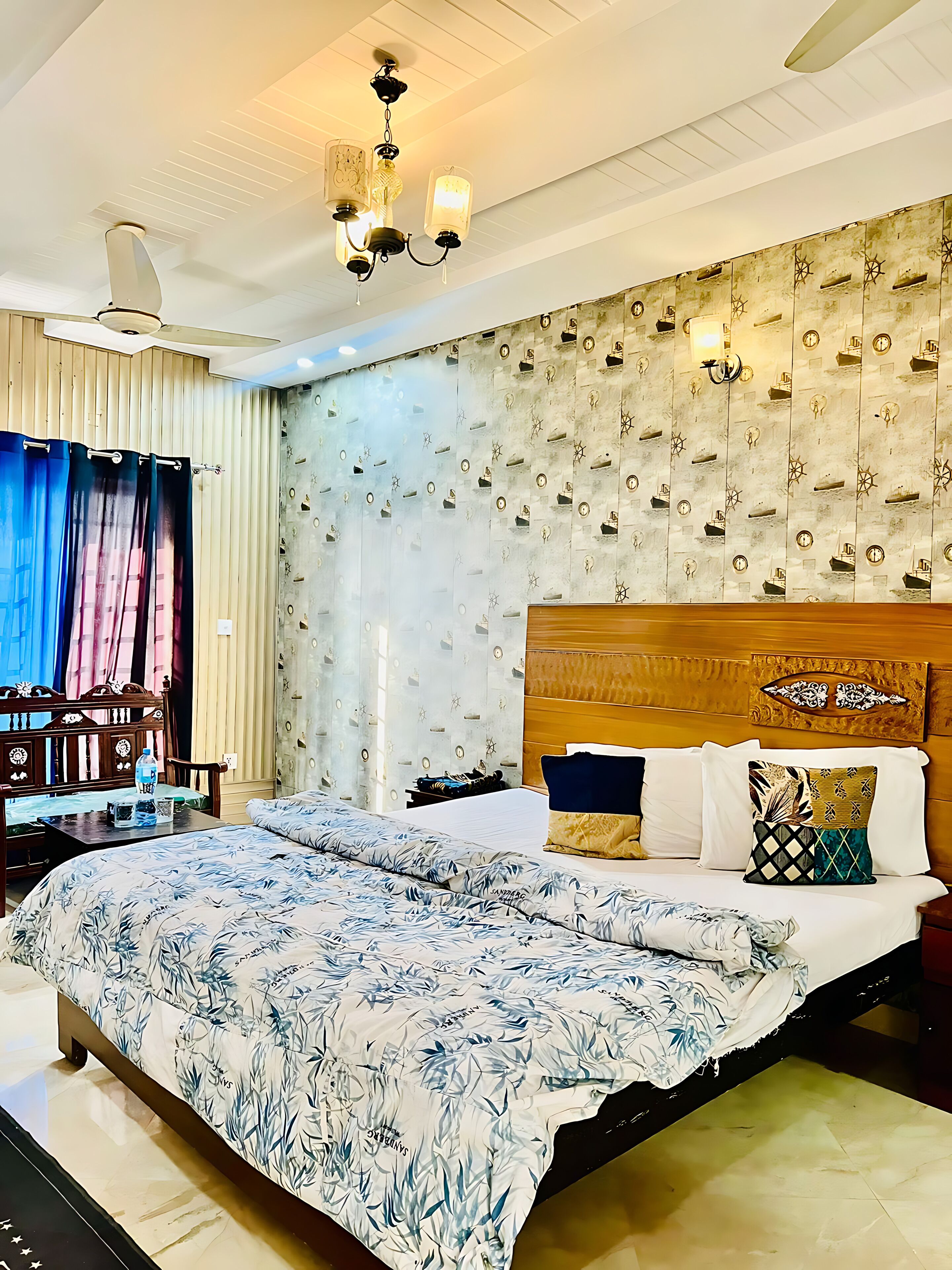 Chambre Double | Bureau, espace de travail pour ordinateur portable, Wi-Fi gratuit