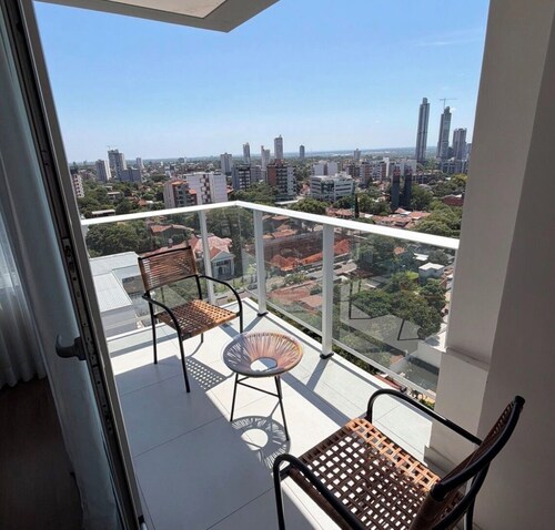 2-bedroom apartment with AC in pleasant Asunción