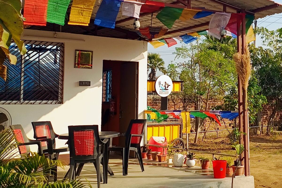 Nhà gỗ có tầm nhìn toàn cảnh, phòng tắm dùng chung, quang cảnh núi