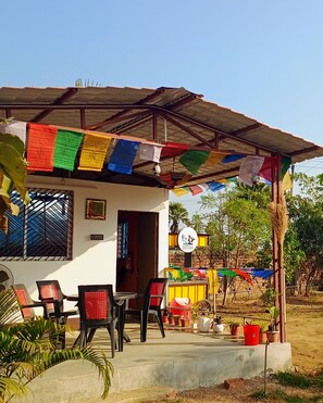 Nhà gỗ có tầm nhìn toàn cảnh, phòng tắm dùng chung, quang cảnh núi