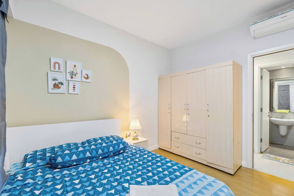 Căn hộ Deluxe, 3 phòng ngủ, quang cảnh thành phố | Bộ đồ giường cao cấp, nệm Select Comfort 