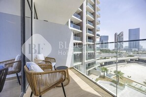Apartment, Balkon, Stadtblick | Unterkunftsgelände