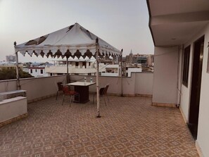 Deluxe Double Room, City View | Outdoor dining