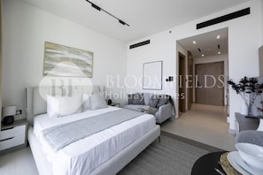 Apartment, Balkon, Stadtblick