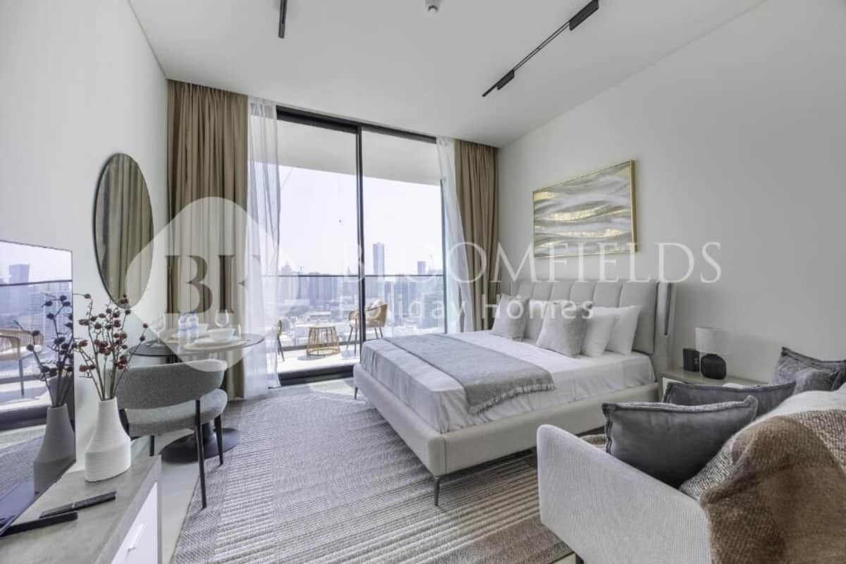 Apartment, Balkon, Stadtblick