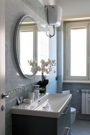 Shower, hair dryer, bidet, towels - House with a view of St. Peter's, near the Vatican, with a large terrace (Roma)