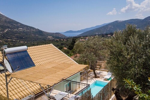 Villa „Pilali“ mit Meerblick, WLAN und Klimaanlage