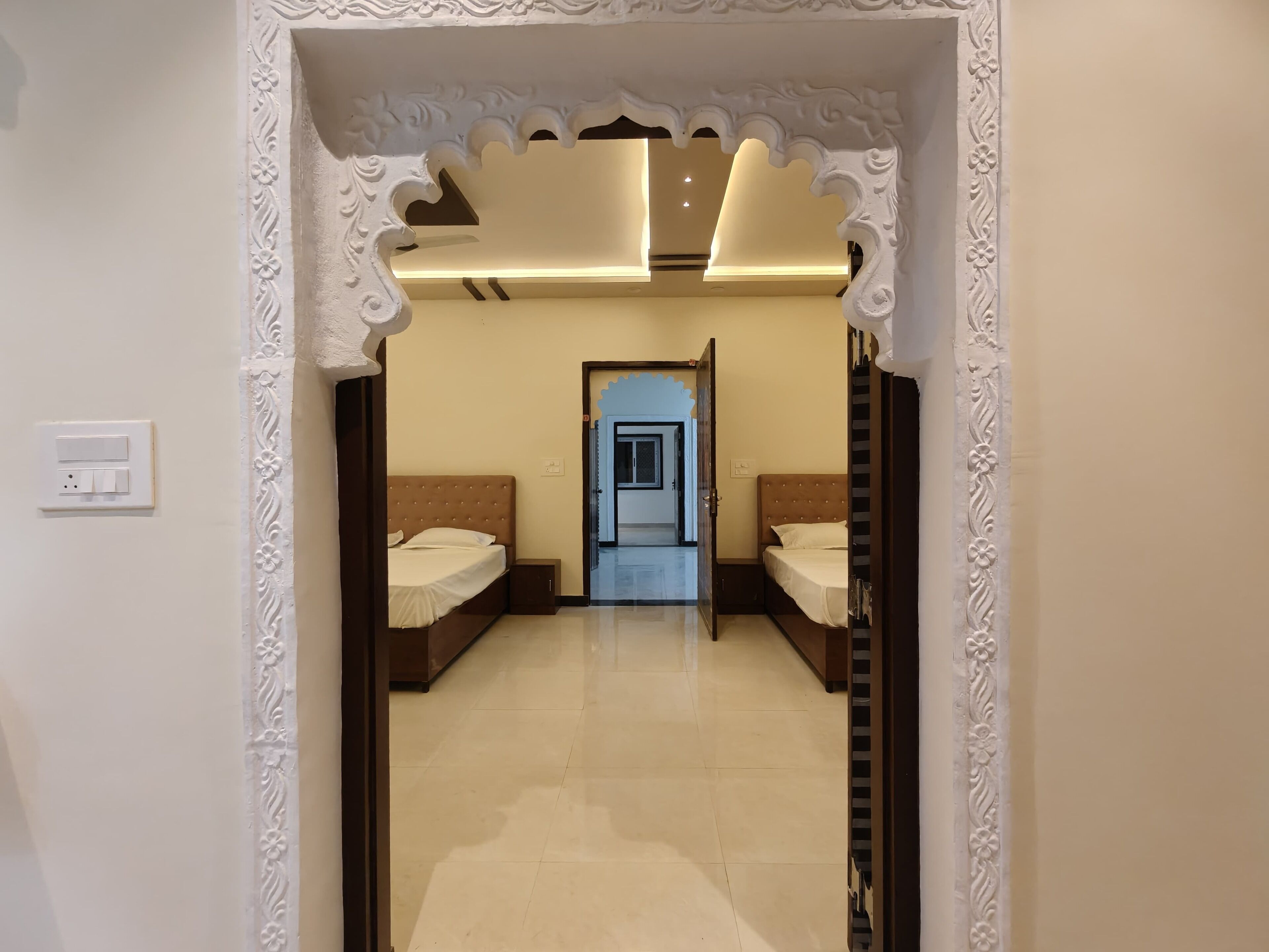 Quarto casal para família de uso individual, vista para a montanha