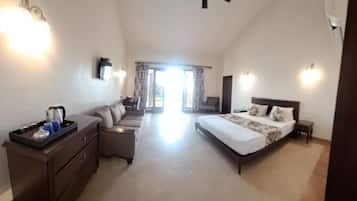 Luxe tweepersoonskamer, uitzicht op bergen