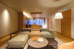 Basic Apartment, 2 Bedrooms, Non Smoking, Balcony | Living area