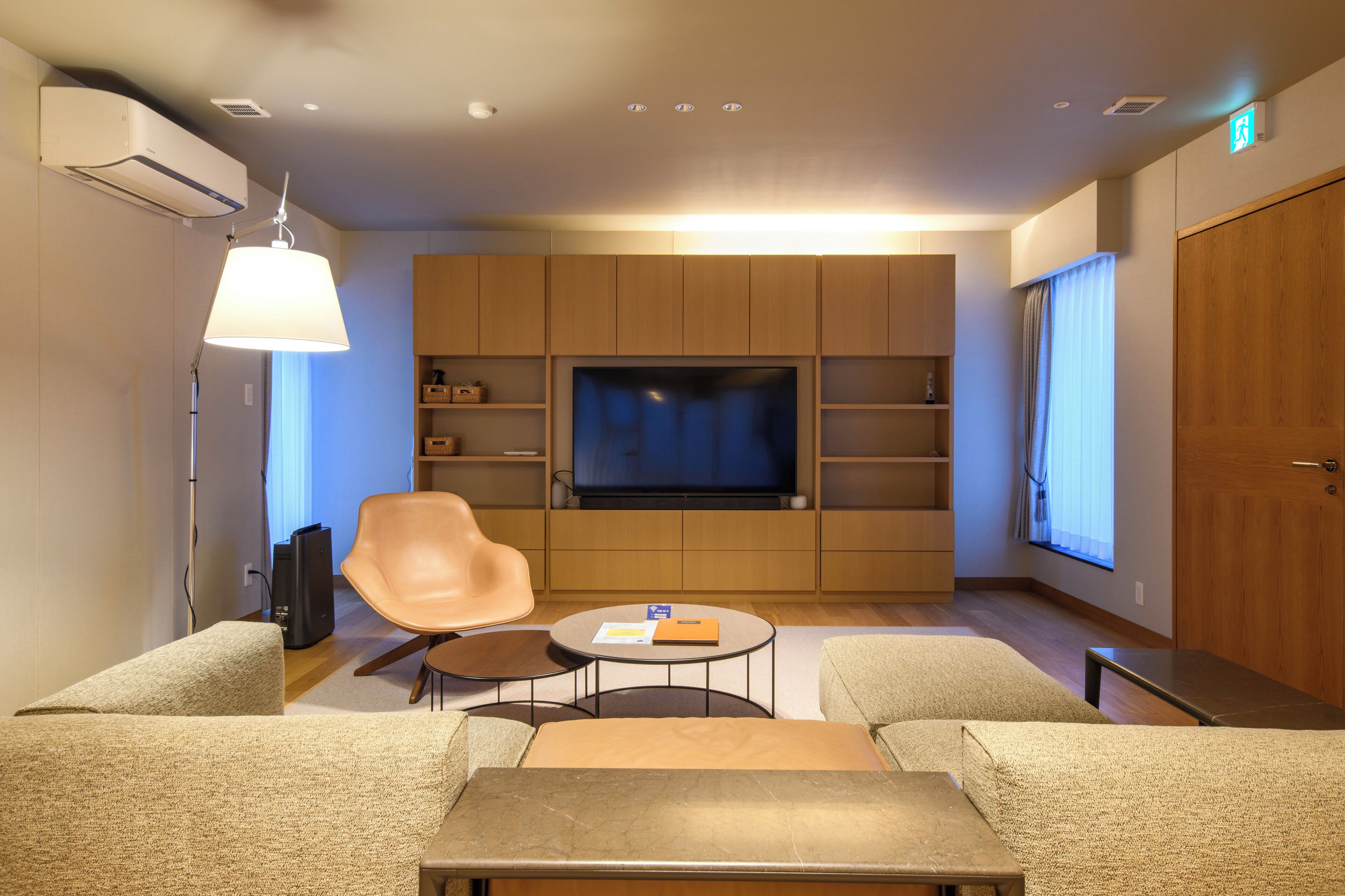 Basic Apartment, 2 Bedrooms, Non Smoking, Balcony | Living area