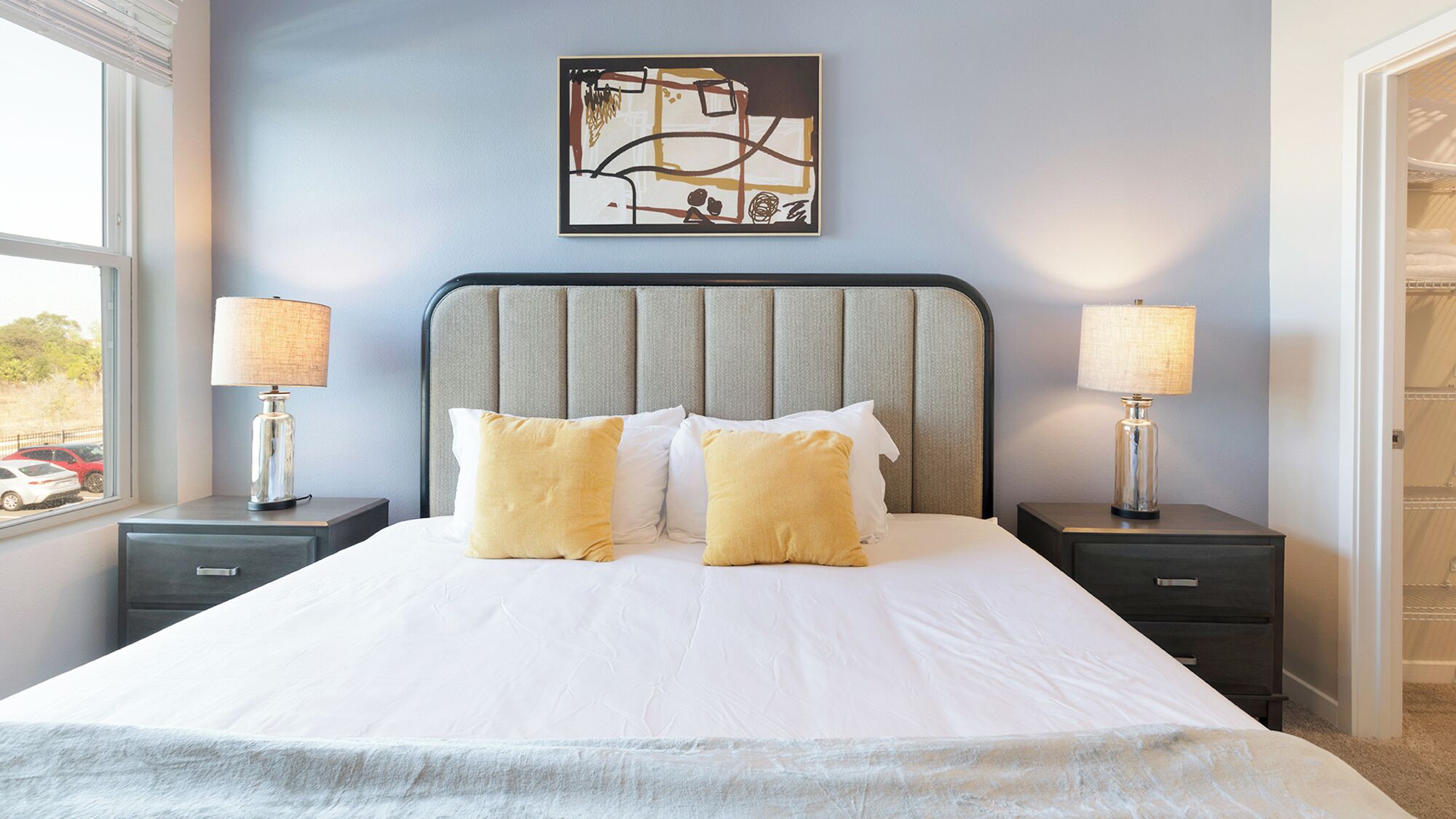 Apartment (2 Bedrooms) | 1 bedroom, desk, laptop workspace, iron/ironing board