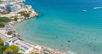 Casa Amanda à Torre dell'Orso avec jardin privé, Wi-Fi et climatisation