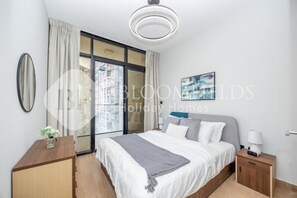 아파트, 발코니, 시내 전망