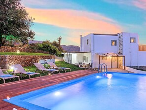 Pool - Georgioupolis Blaue Villa Privater Pool by Interhome (Georgioupoli)